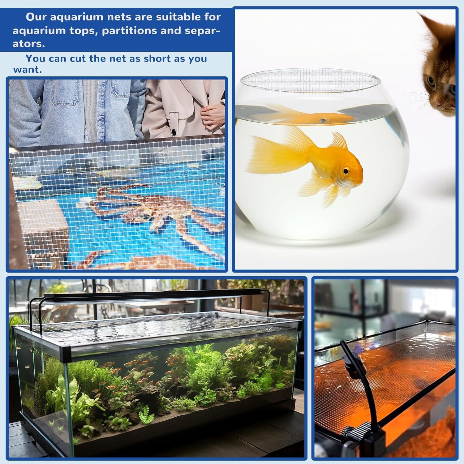 Malla Plástica Transparente DLOnline para Acuario 1.22x1.52m