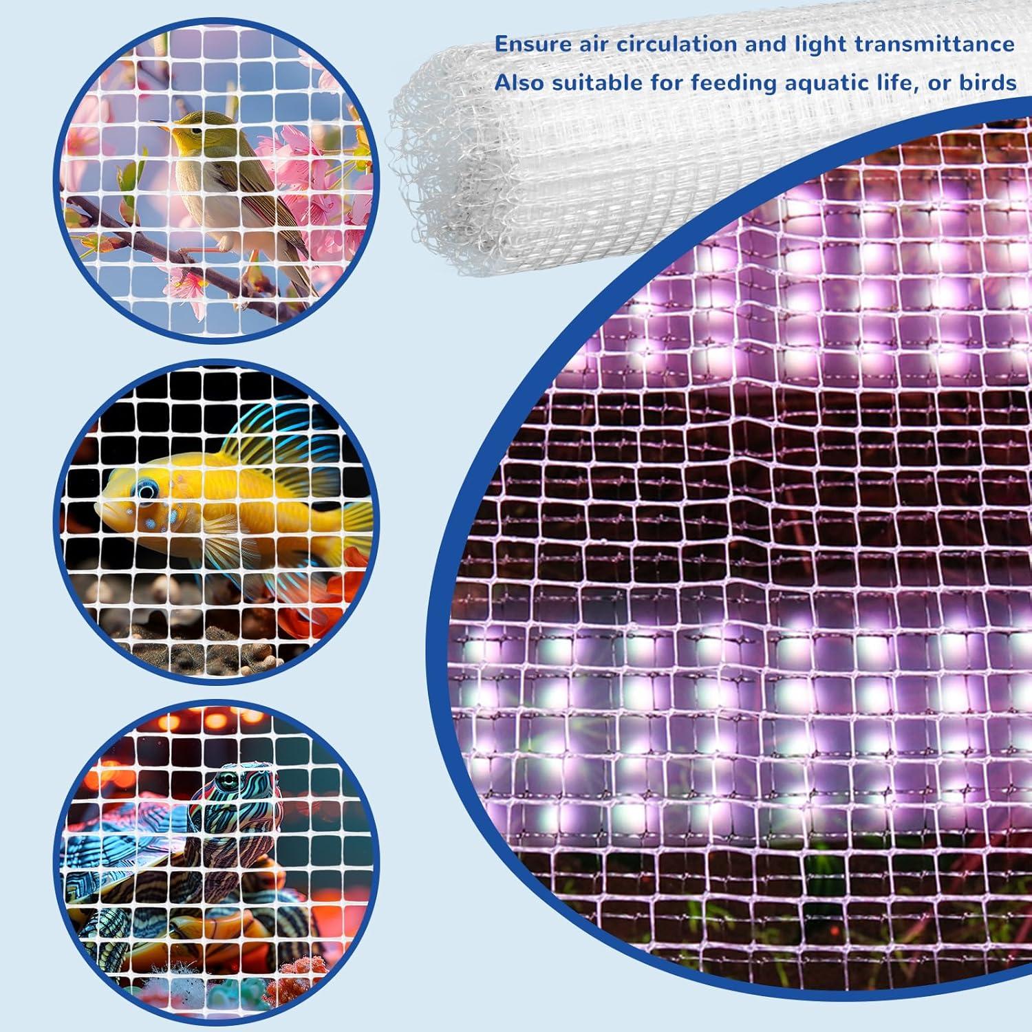 Malla Plástica Transparente DLOnline para Acuario 1.22x1.52m