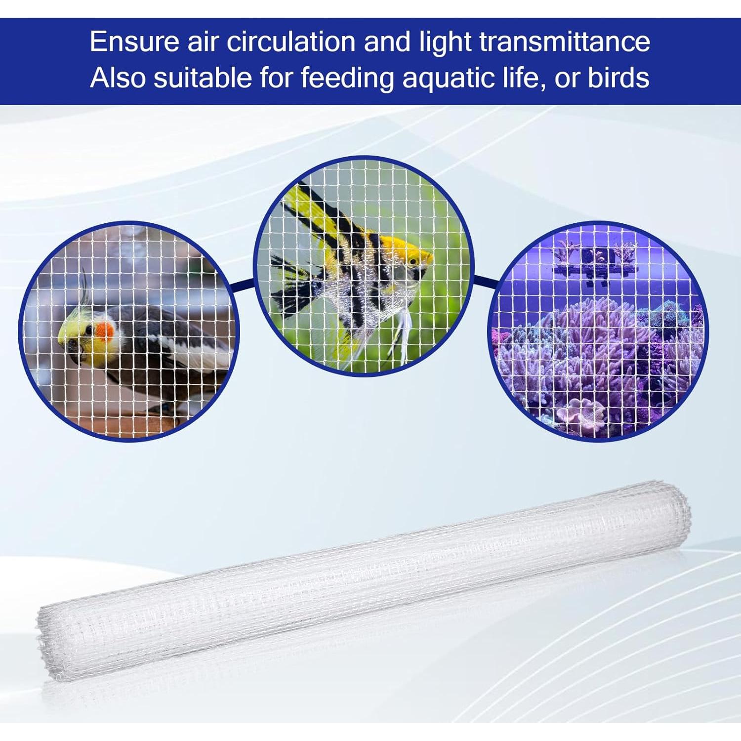 Malla Transparente para Acuario Bruislard 2x1m Reemplazo