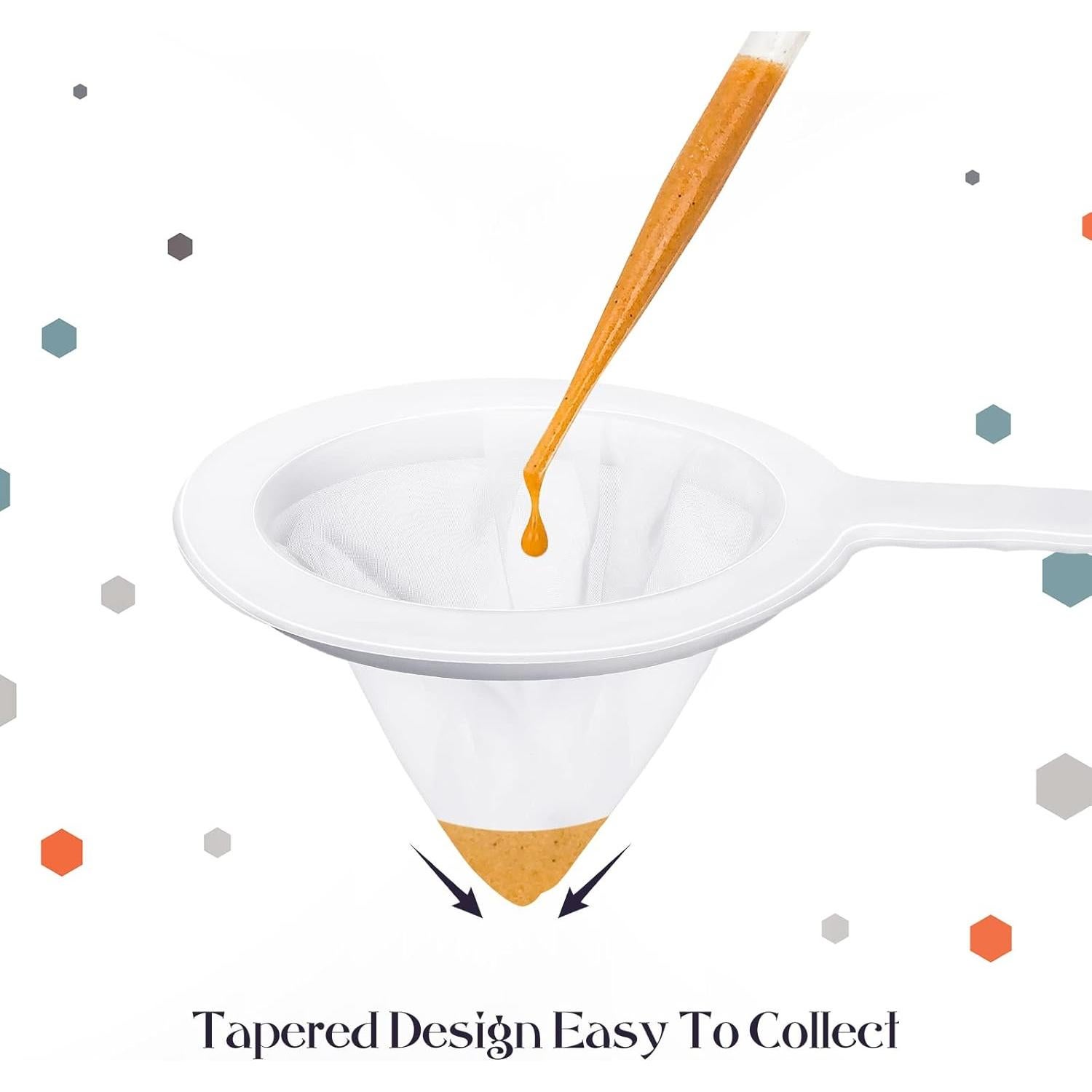 Red para Crustáceos Yinkin 2 Pcs Tamiz 80 y 200 Malla