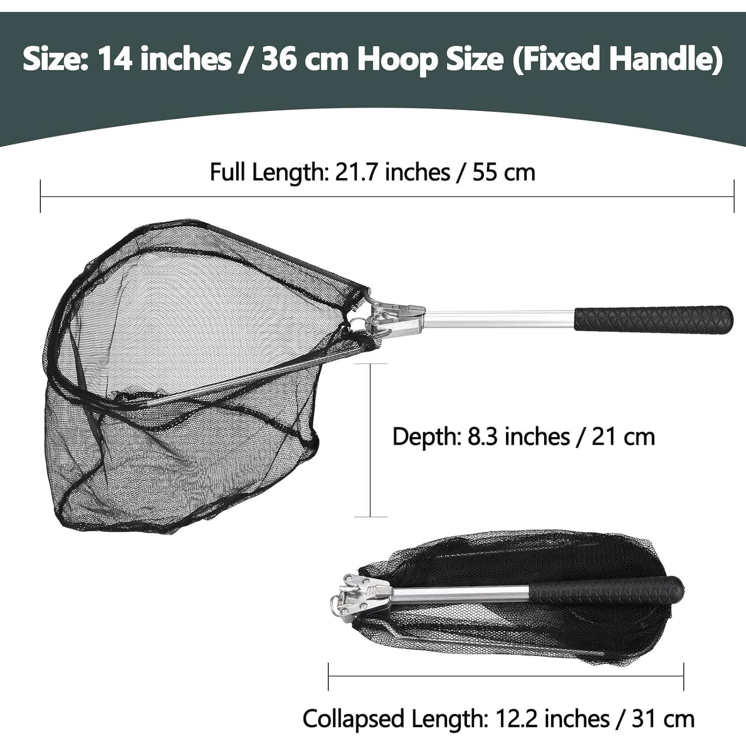 Red de Pesca Yeahmart Telescópica 53-190 cm Aluminio Nylon