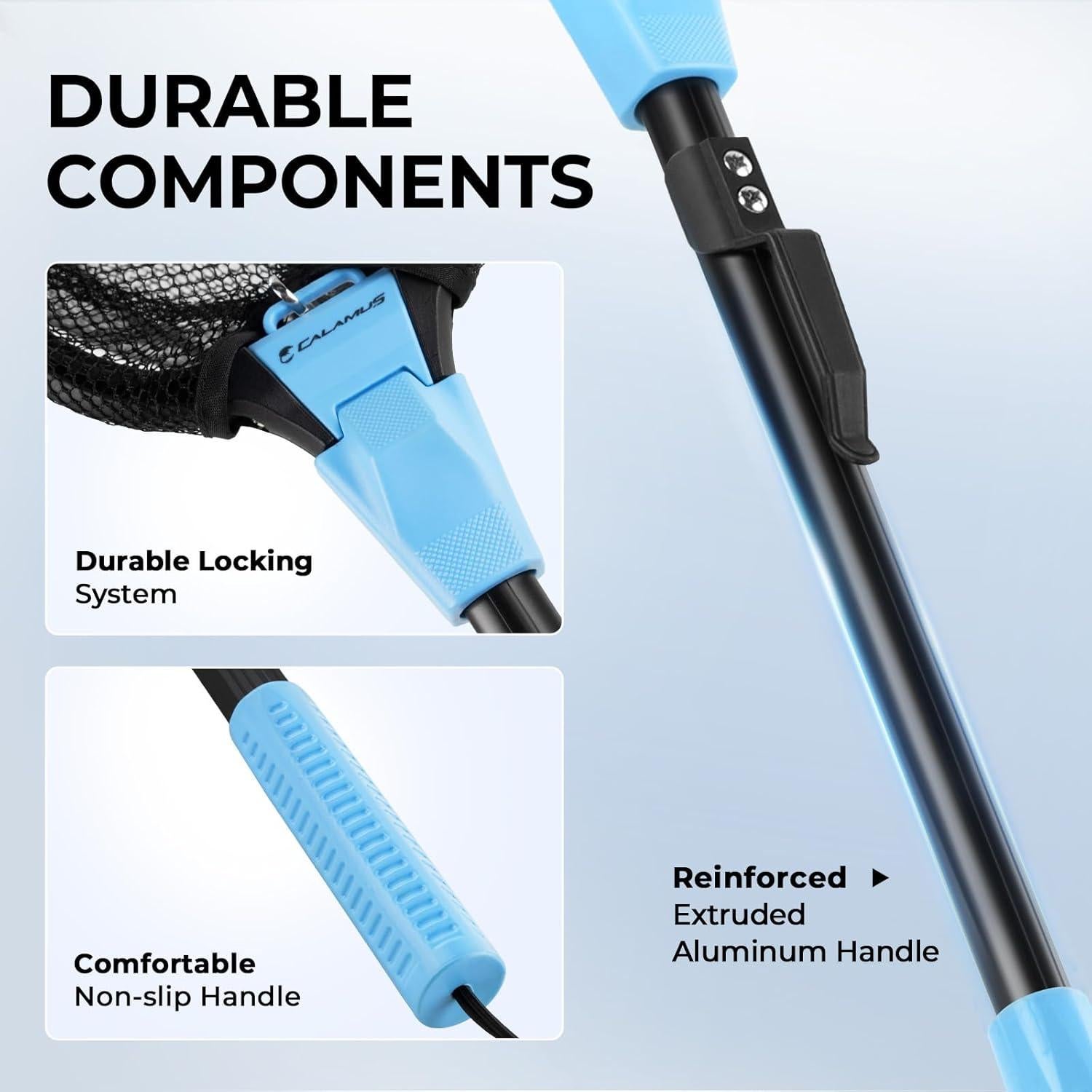 Red de Pesca Plegable Calamus 78.74 cm Ligera y Resistente