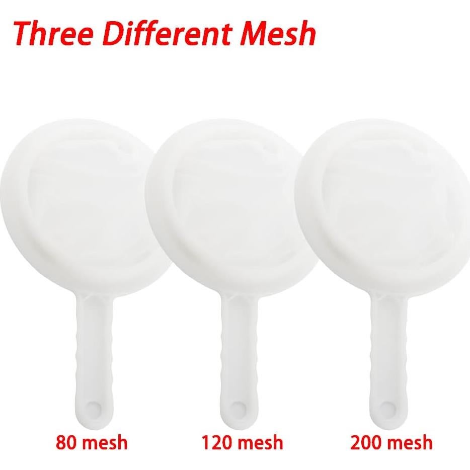 Paquete de 3 Redes para Camarones DQITJ - 24 cm, 14 cm, 6 cm