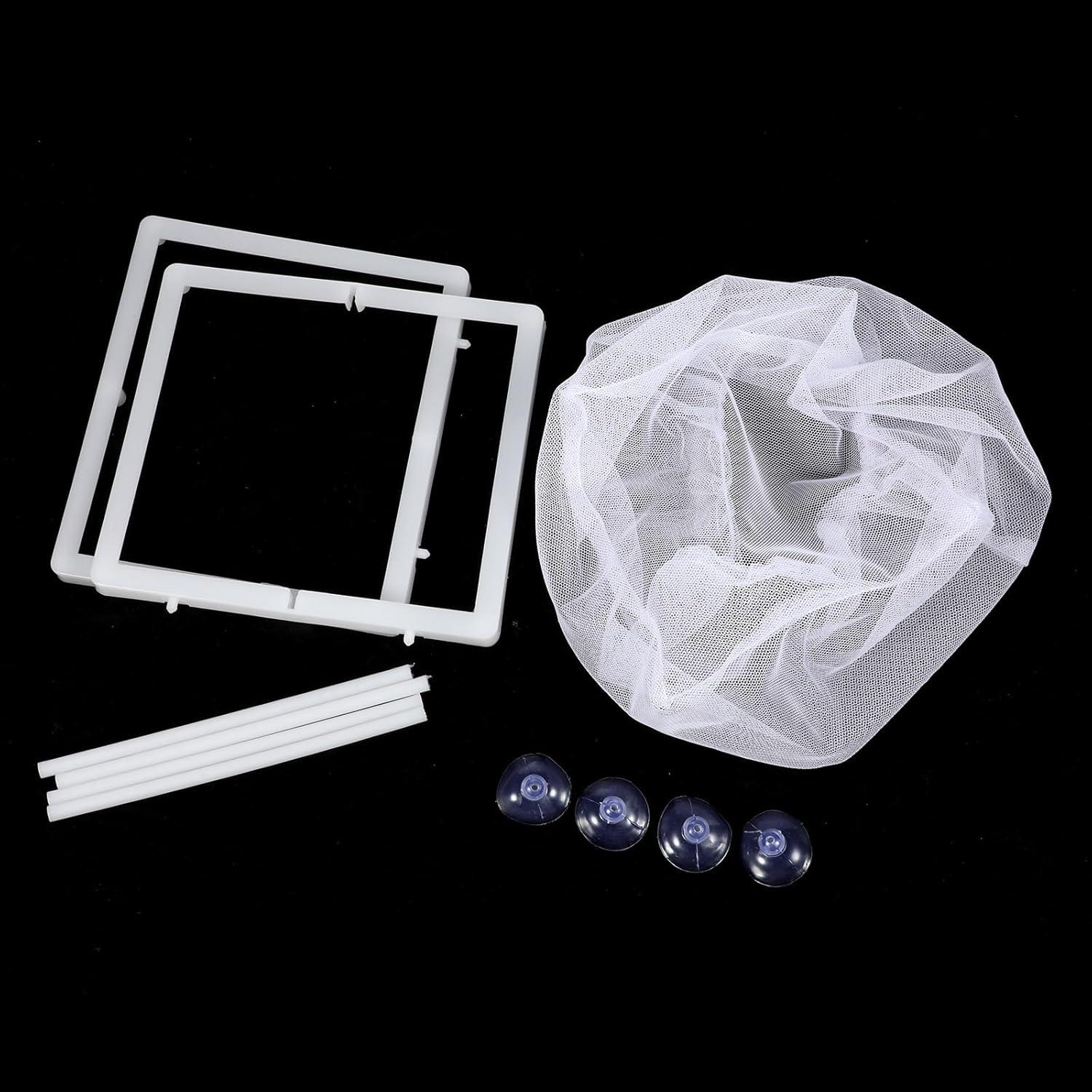 Caja Criadora de Peces FdcLixuvol 2 Piezas Malla Nylon 16x14x15cm