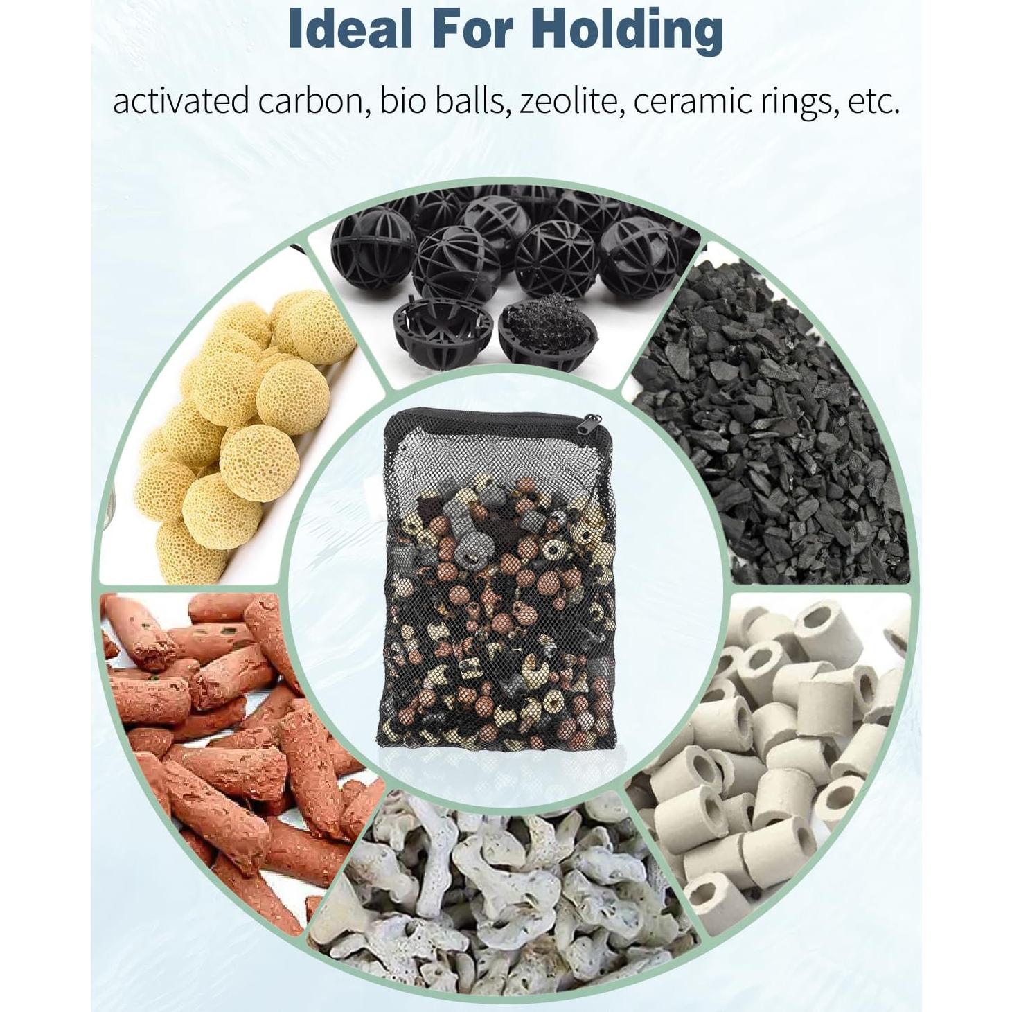 Bolsas de Filtro Pawfly 8 Piezas 20.32x13.97cm Malla Fina