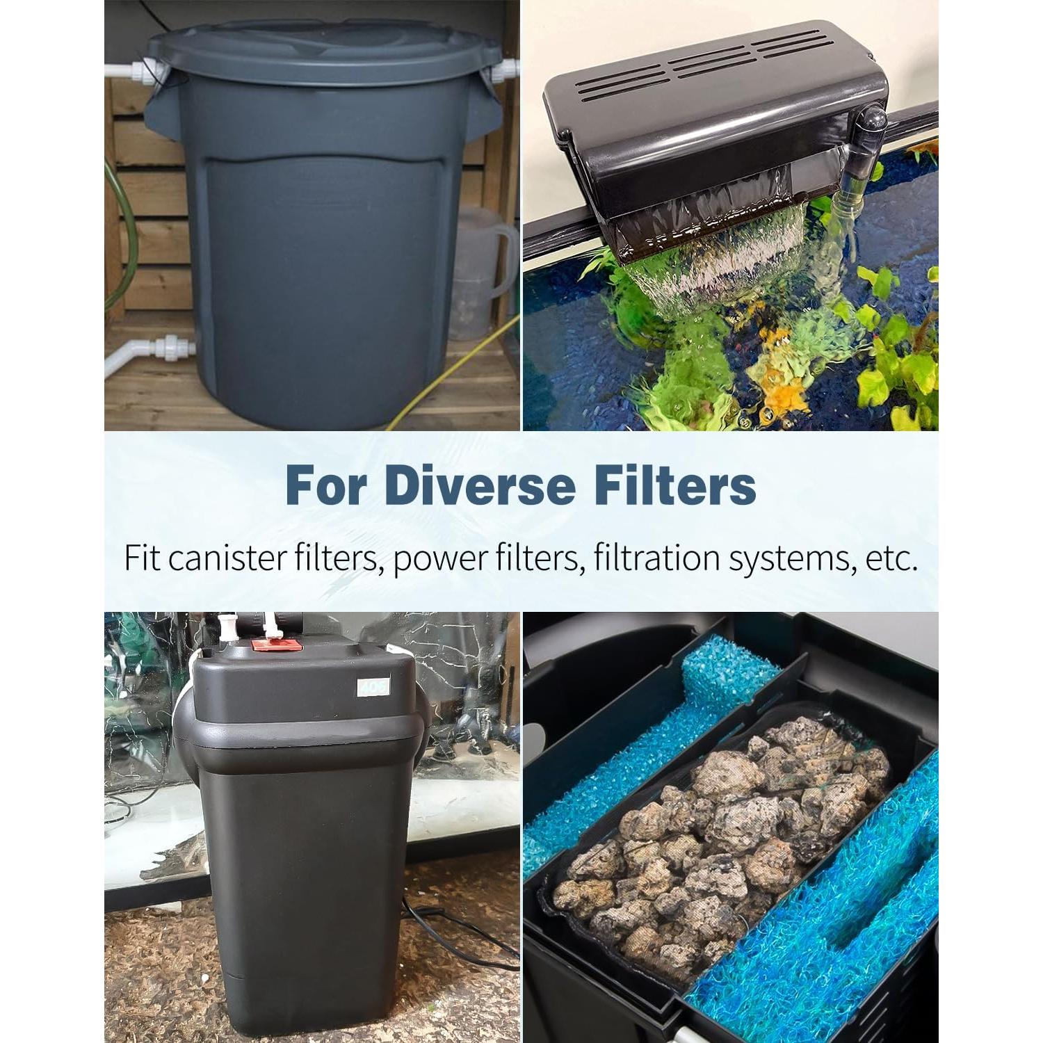 Bolsas de Filtro Pawfly 8 Piezas 20.32x13.97cm Malla Fina