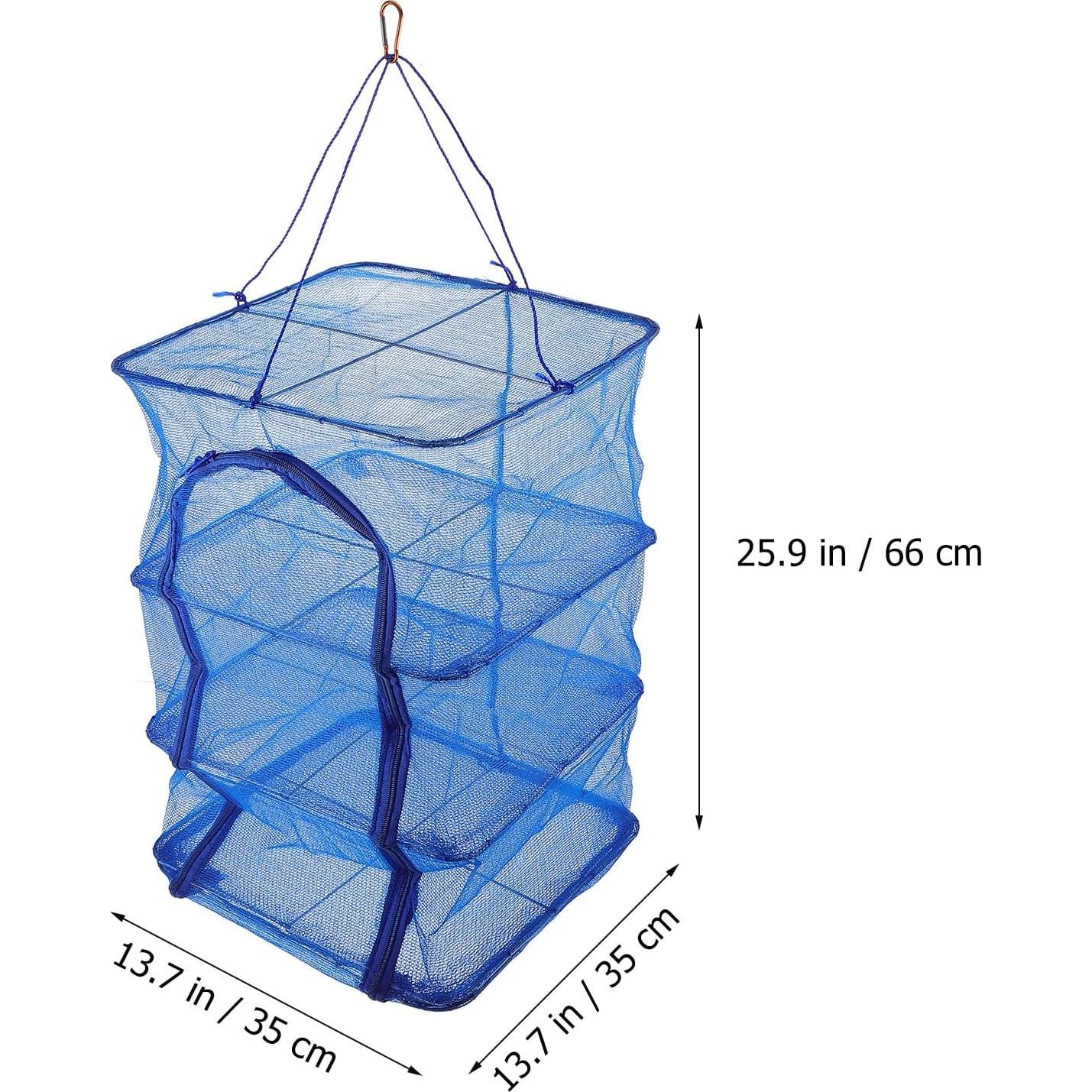 Red de Secado de Alimentos Plegable 4 Capas BESPORTBLE 66x35cm