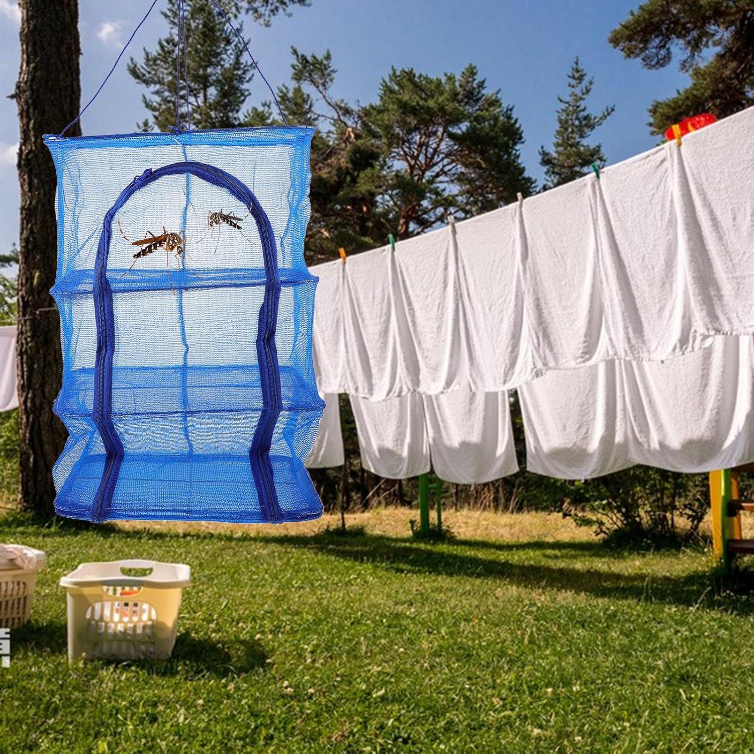 Red de Secado de Alimentos Plegable 4 Capas BESPORTBLE 66x35cm