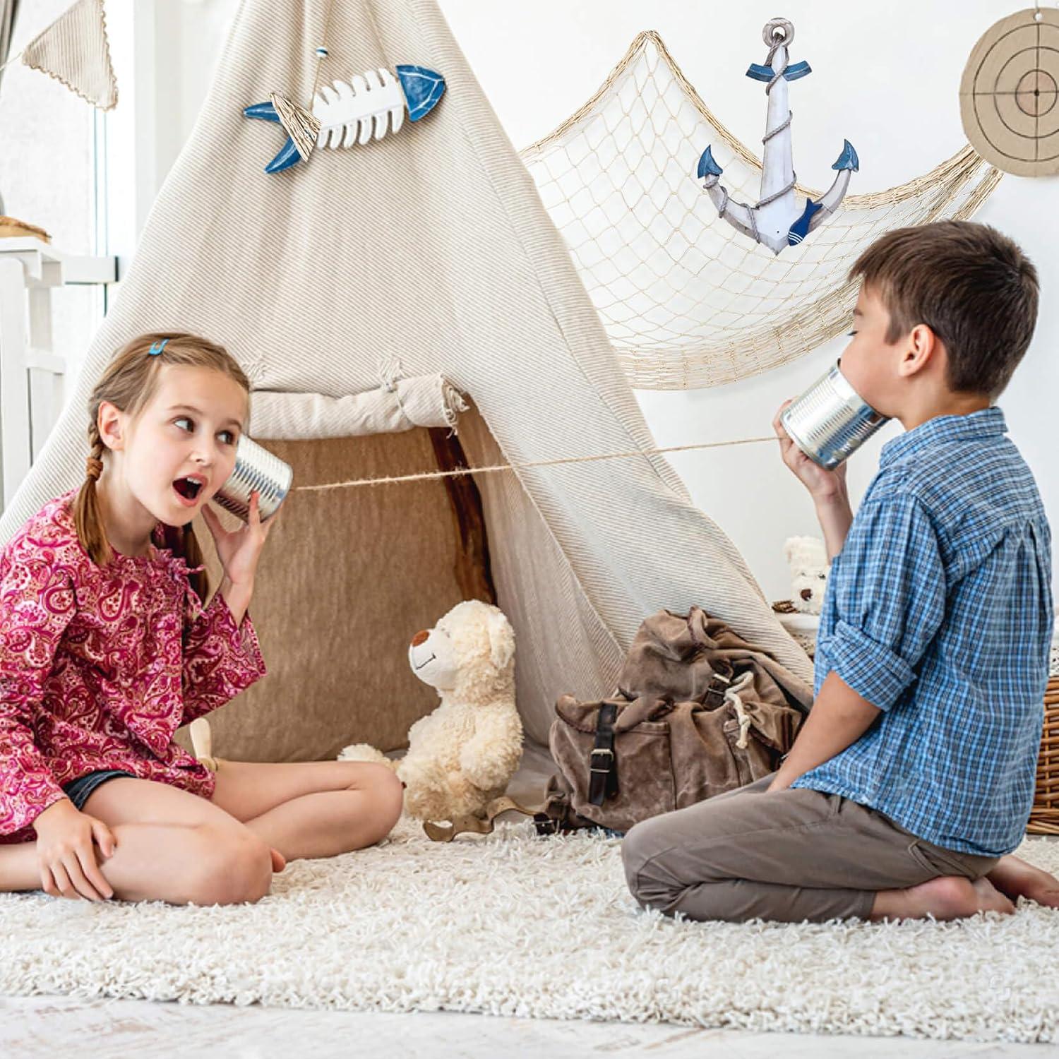 Red de Pescado Decorativa Sukh 2PCS Algodón 198x150cm