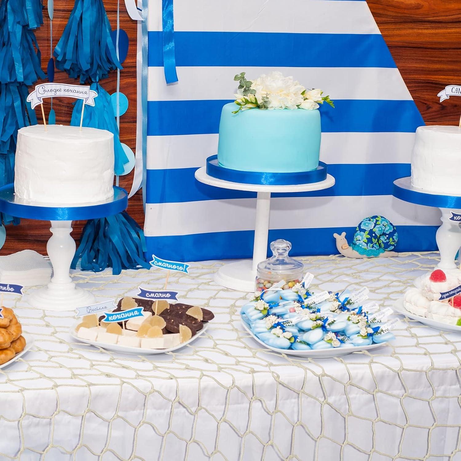 Red de Pesca Decorativa Aodaer 6 Piezas 1x2m Algodón