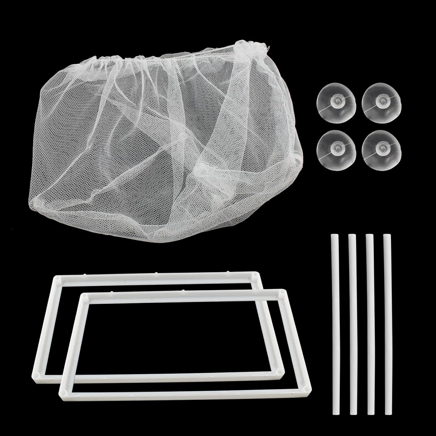 Caja de Malla de Nylon Cionyce para Cría de Peces 26x15x15cm