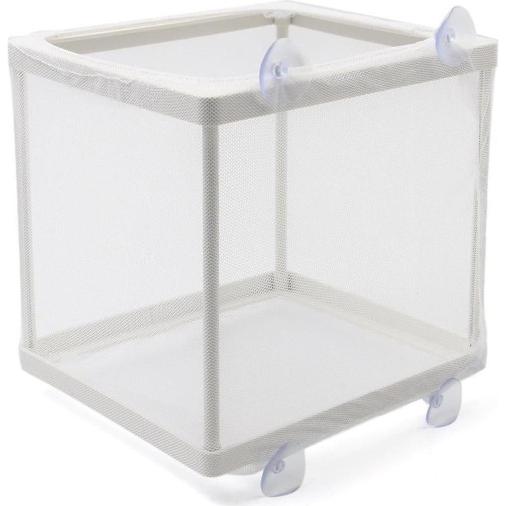 Red de cría de acuario XMHF blanca 16x14.2x15cm