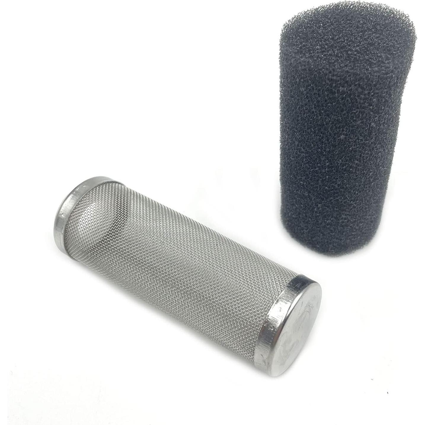 4 Piezas Filtro Acuario Acero Inoxidable 12mm Protector Camarones