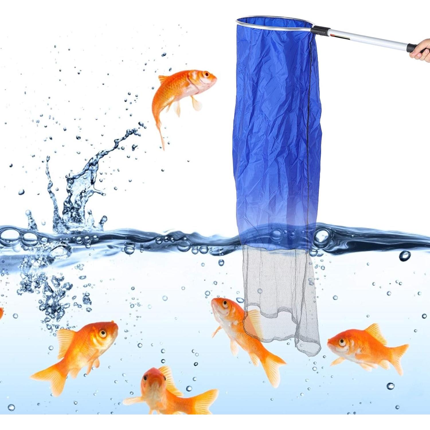 Red de Pesca Suave Pssopp 35CM Diámetro Mango Antideslizante 50CM