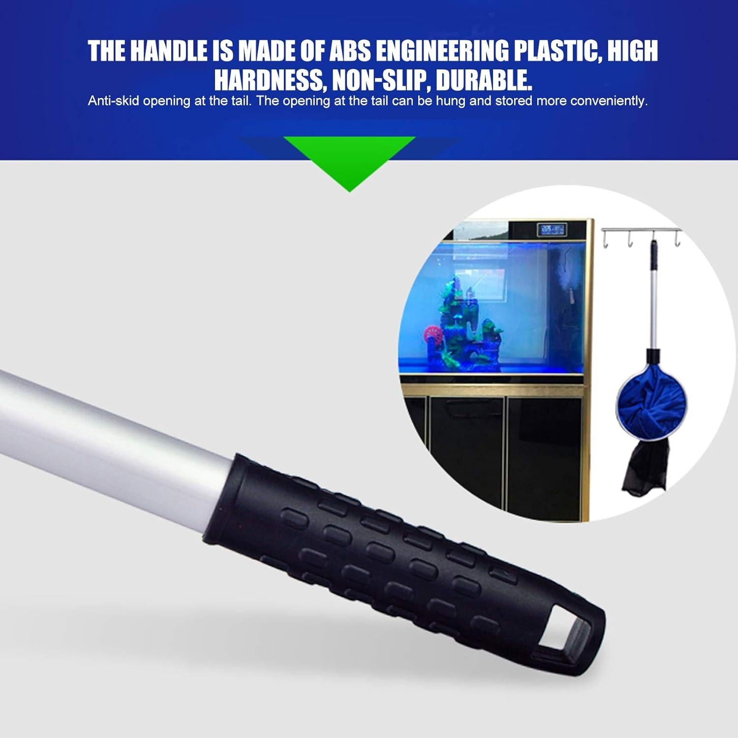 Red de Pesca Suave Pssopp 35CM Diámetro Mango Antideslizante 50CM