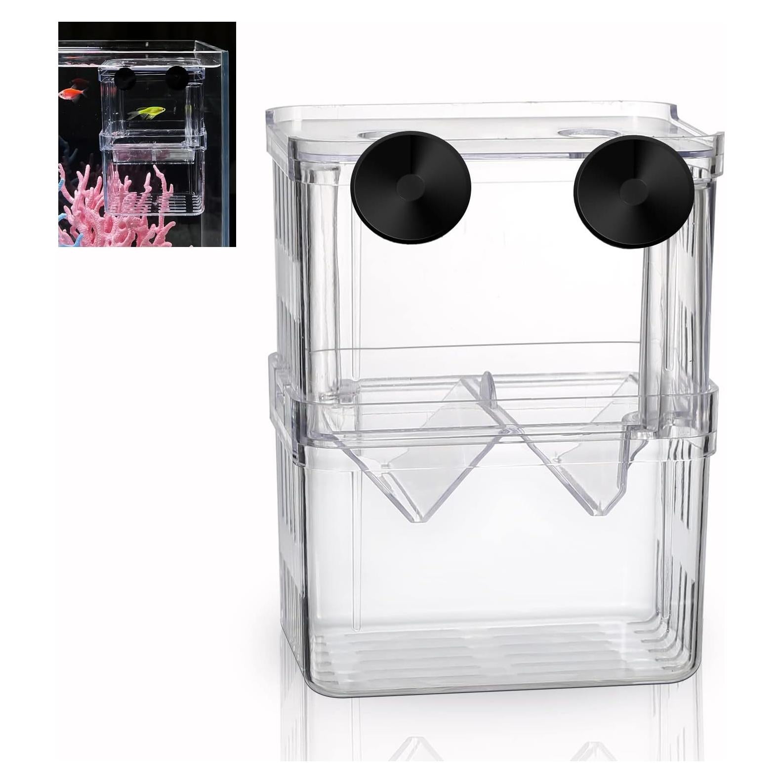 Caja de Incubación de Peces Boxtech Acrílica Blanca 21x9.5cm