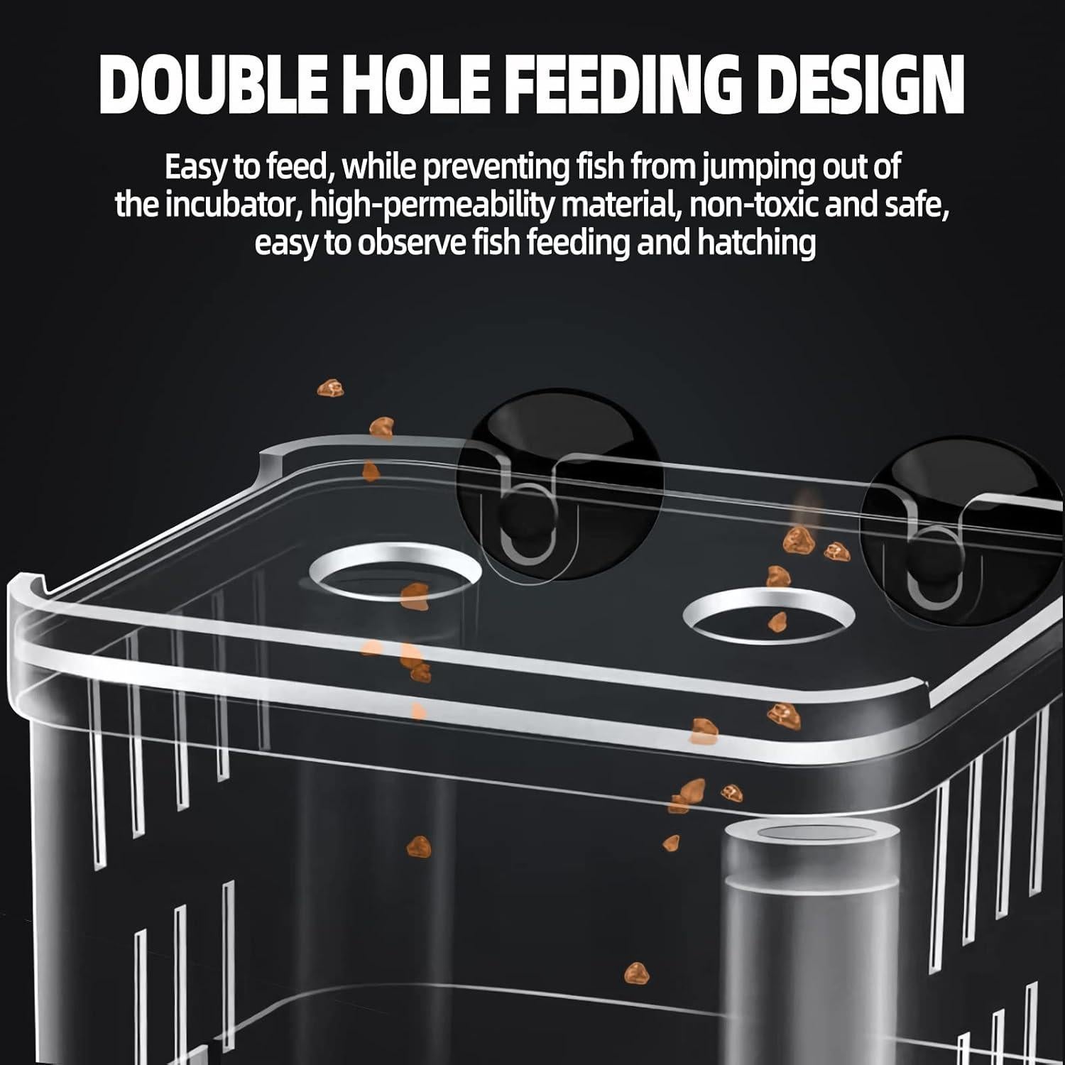 Caja de Incubación de Peces Boxtech Acrílica Blanca 21x9.5cm