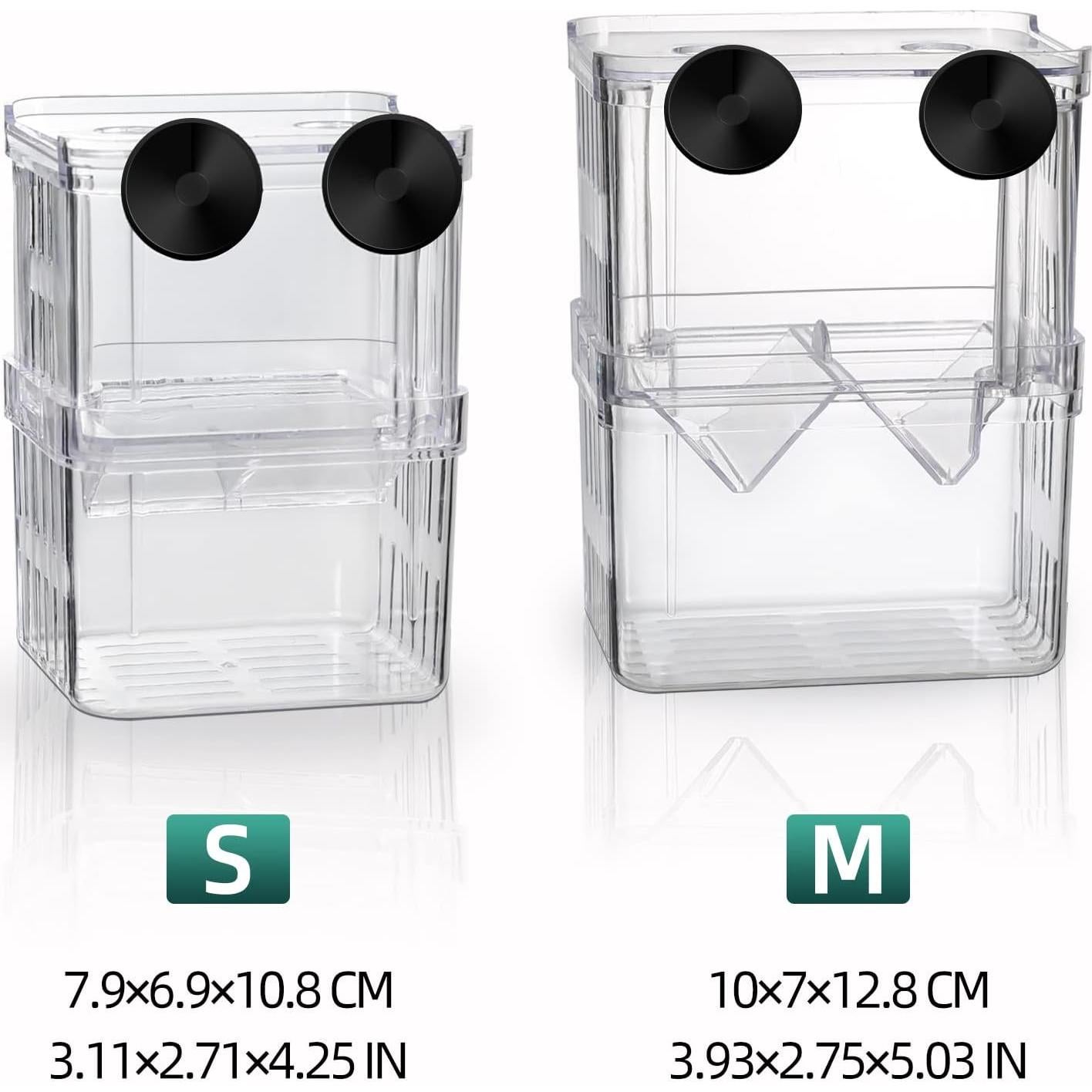 Caja de Incubación de Peces Boxtech Acrílica Blanca 21x9.5cm