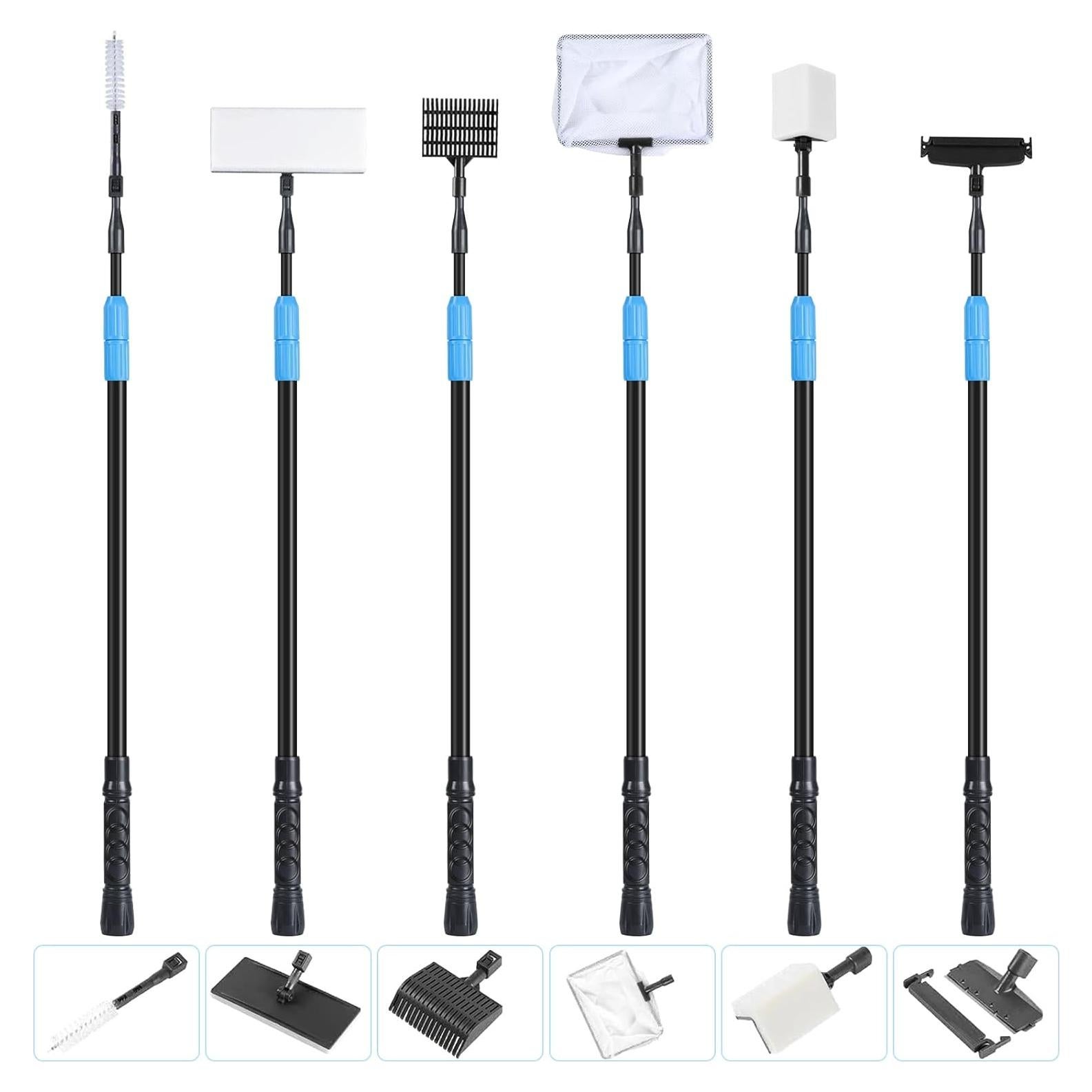 Kit de Limpieza de Acuario AquaMilagro 6 en 1 para 75-605 L