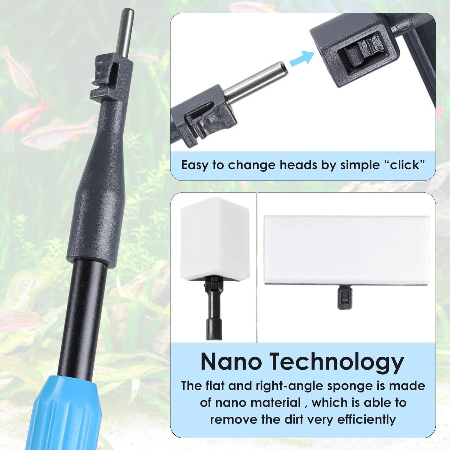 Kit de Limpieza de Acuario AquaMilagro 6 en 1 para 75-605 L