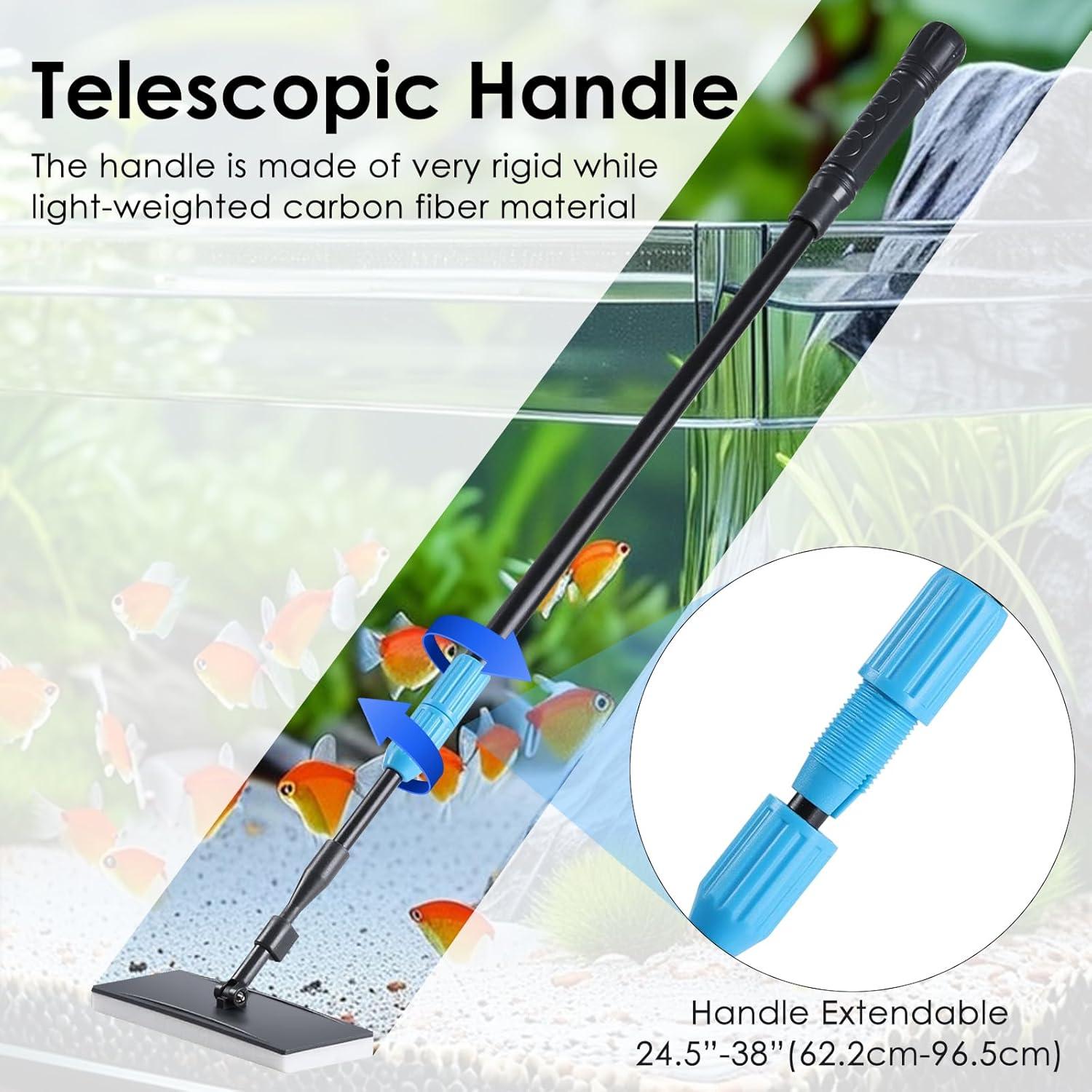 Kit de Limpieza de Acuario AquaMilagro 6 en 1 para 75-605 L