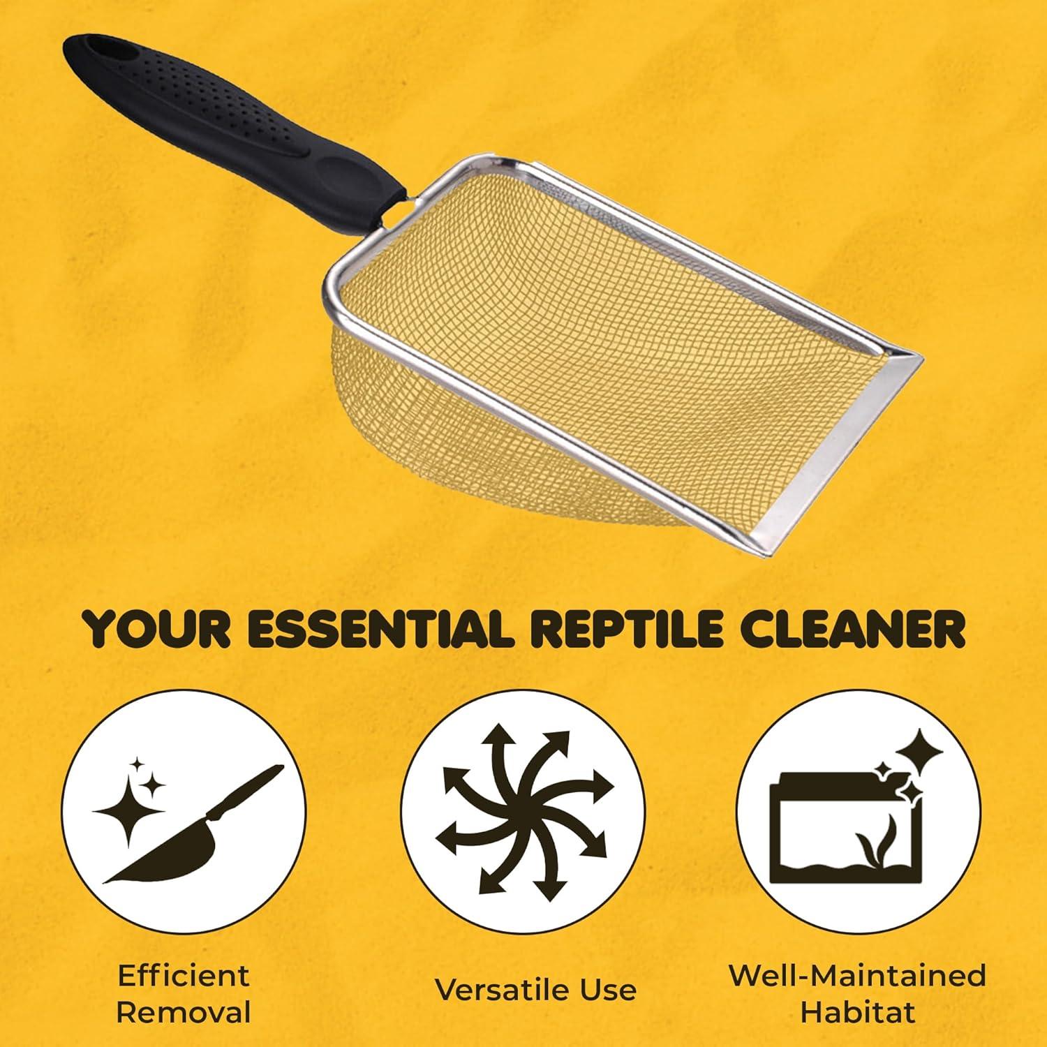 Cuchara de Arena Fina SunGrow para Reptiles 27.94 cm