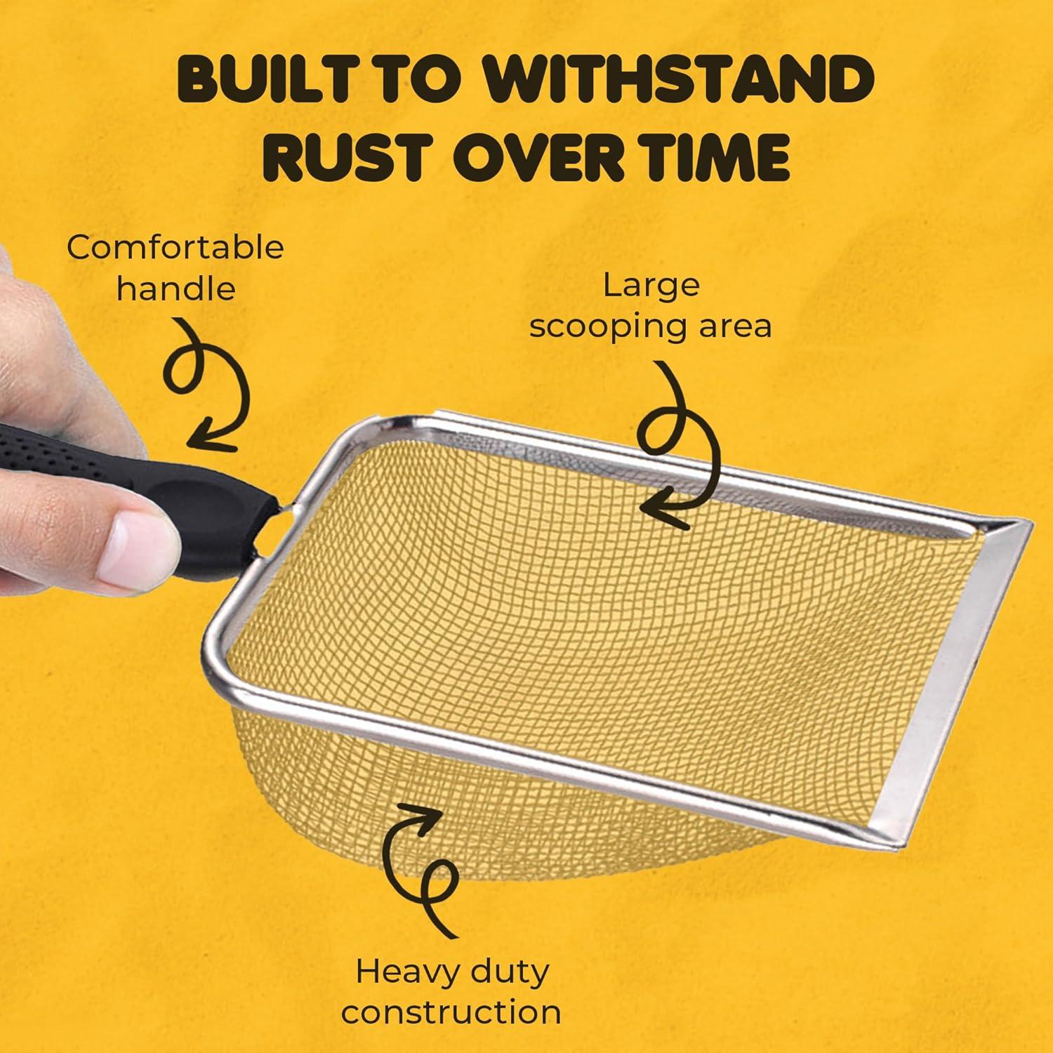 Cuchara de Arena Fina SunGrow para Reptiles 27.94 cm