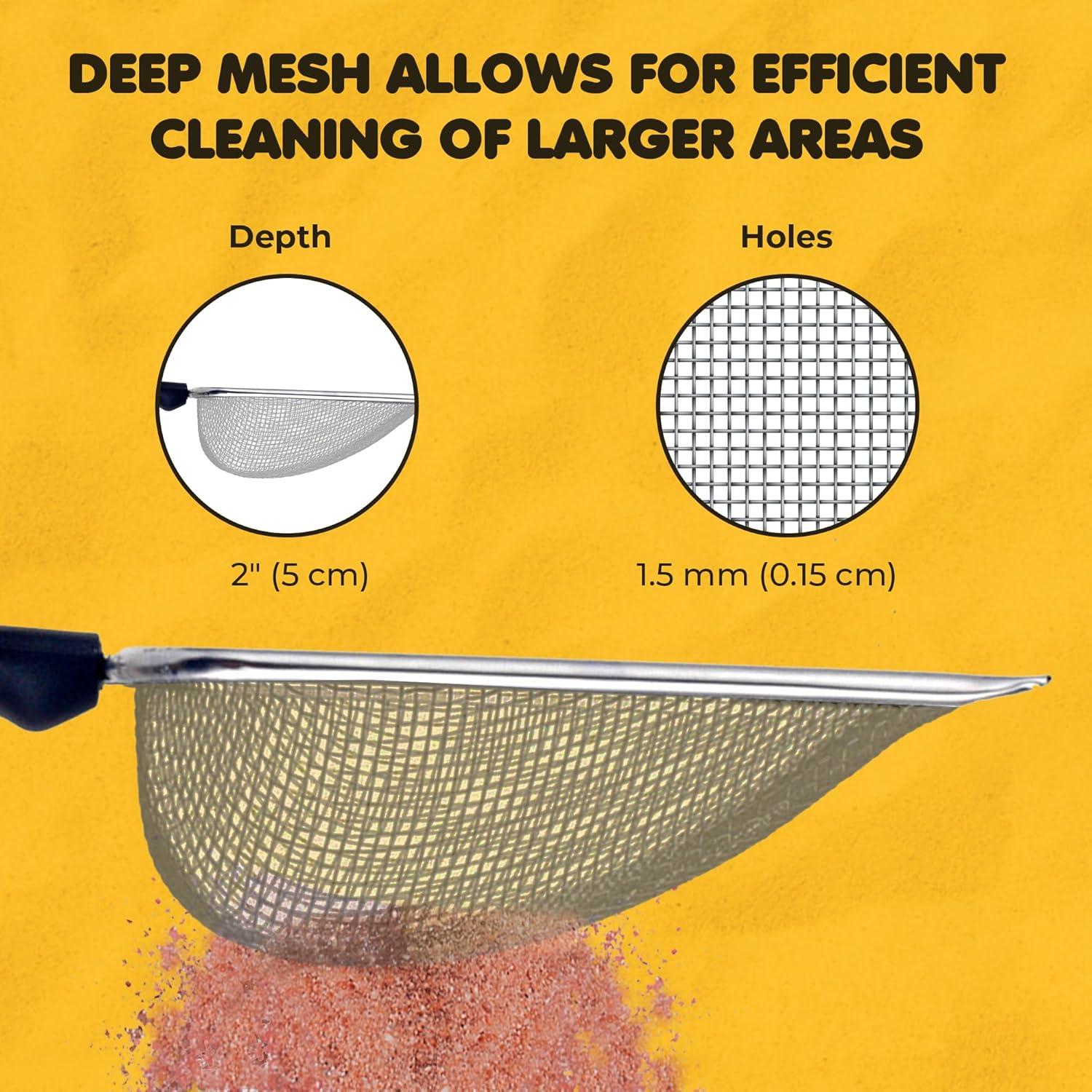 Cuchara de Arena Fina SunGrow para Reptiles 27.94 cm