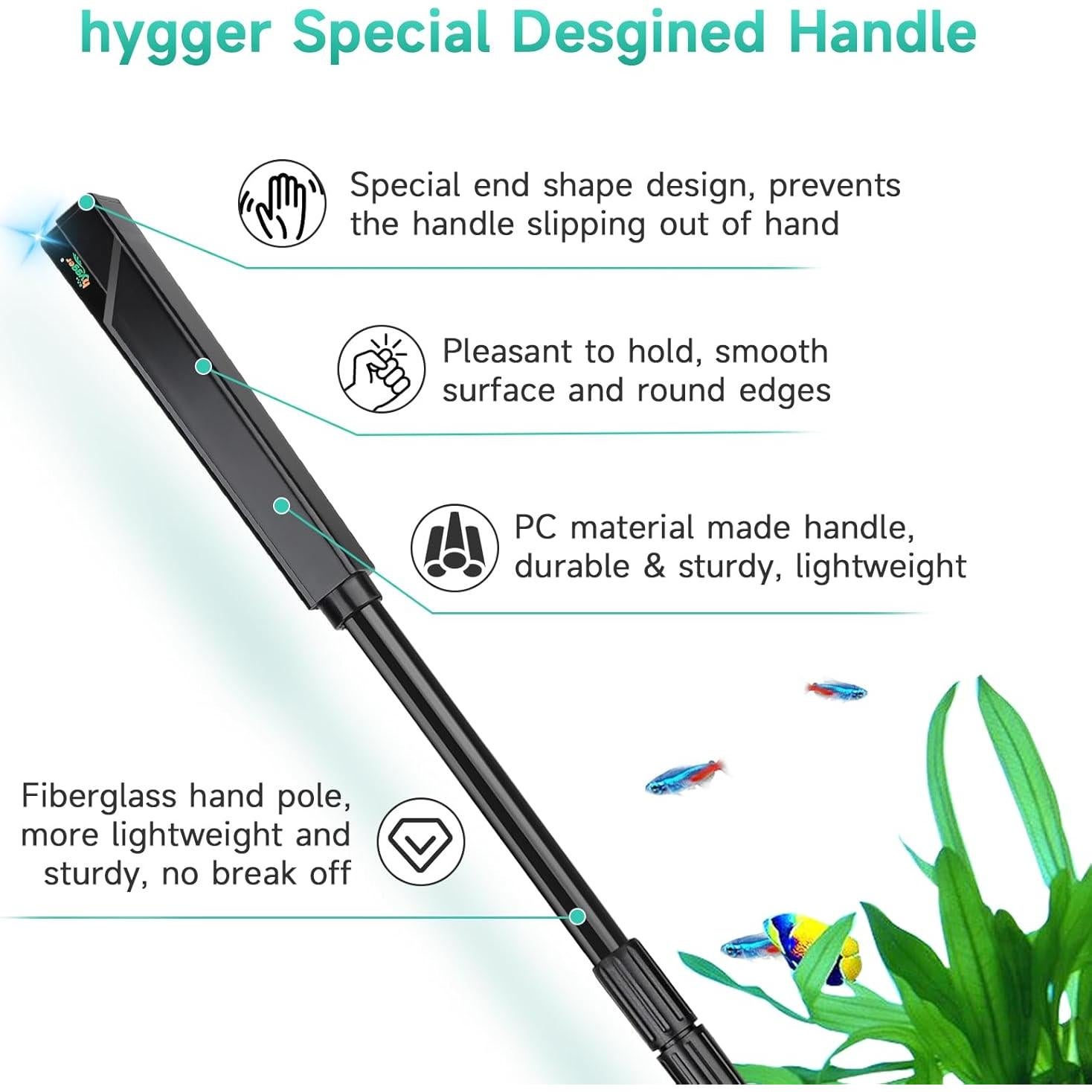 Kit de Limpieza de Acuario 6 en 1 Hygger para Tanques 75-605L