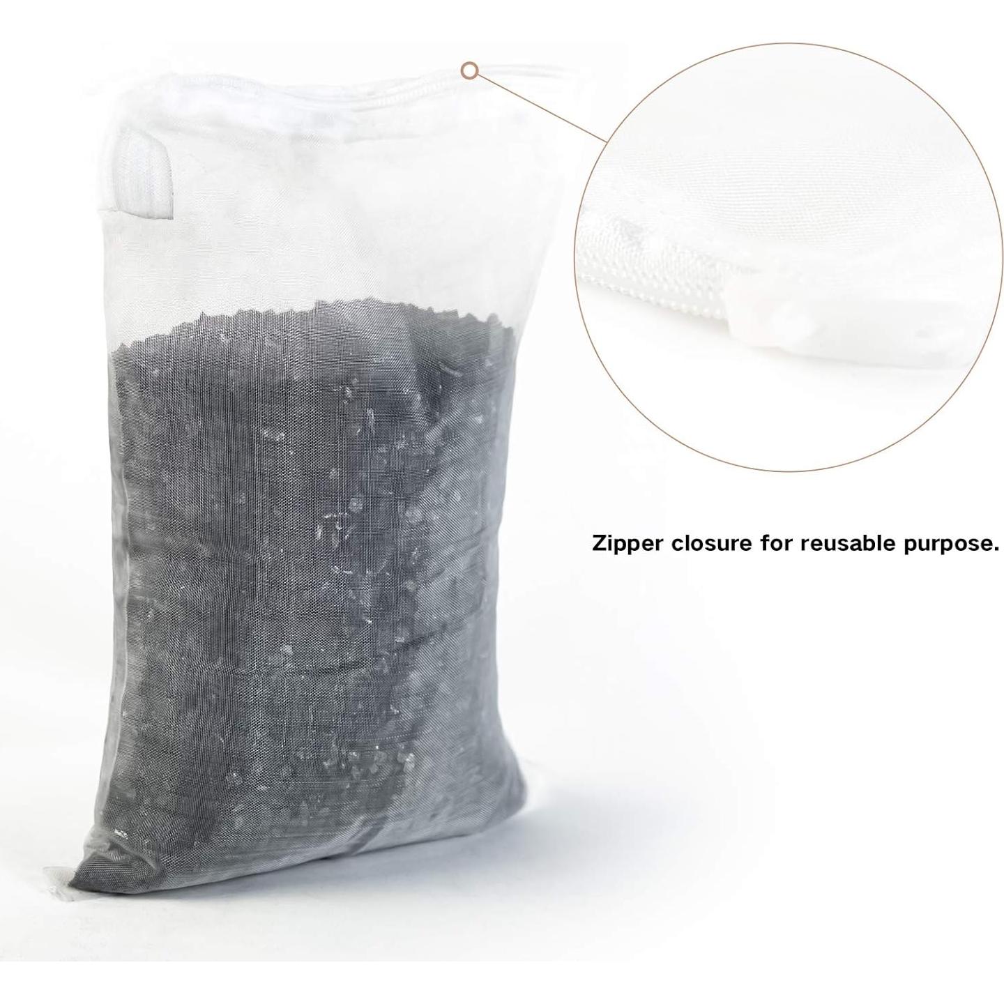 Bolsa de Filtro de Acuario FUNLAIVE 10 Pcs Malla Nylon 15x20cm