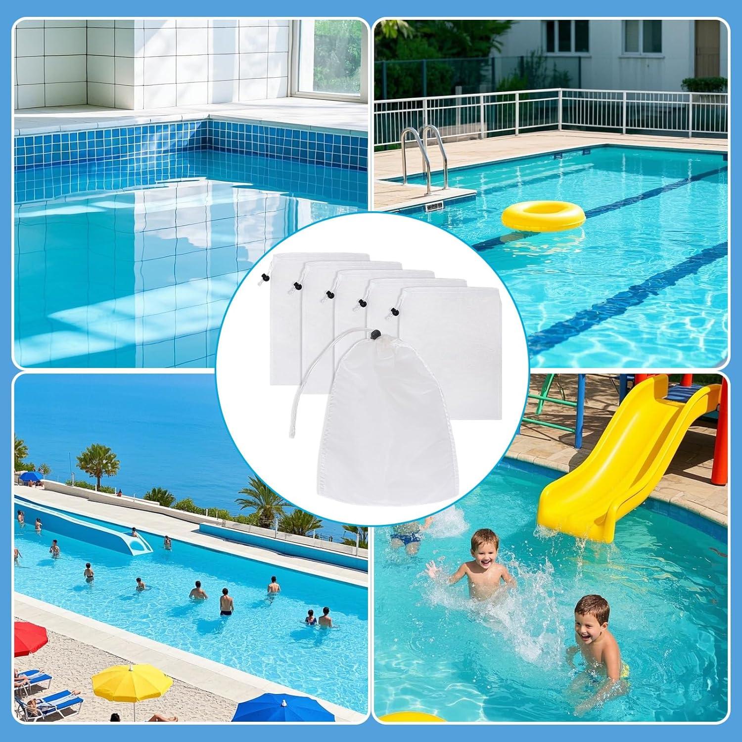 Juego de 6 Filtros de Malla para Aspiradora de Piscina Yeabwps