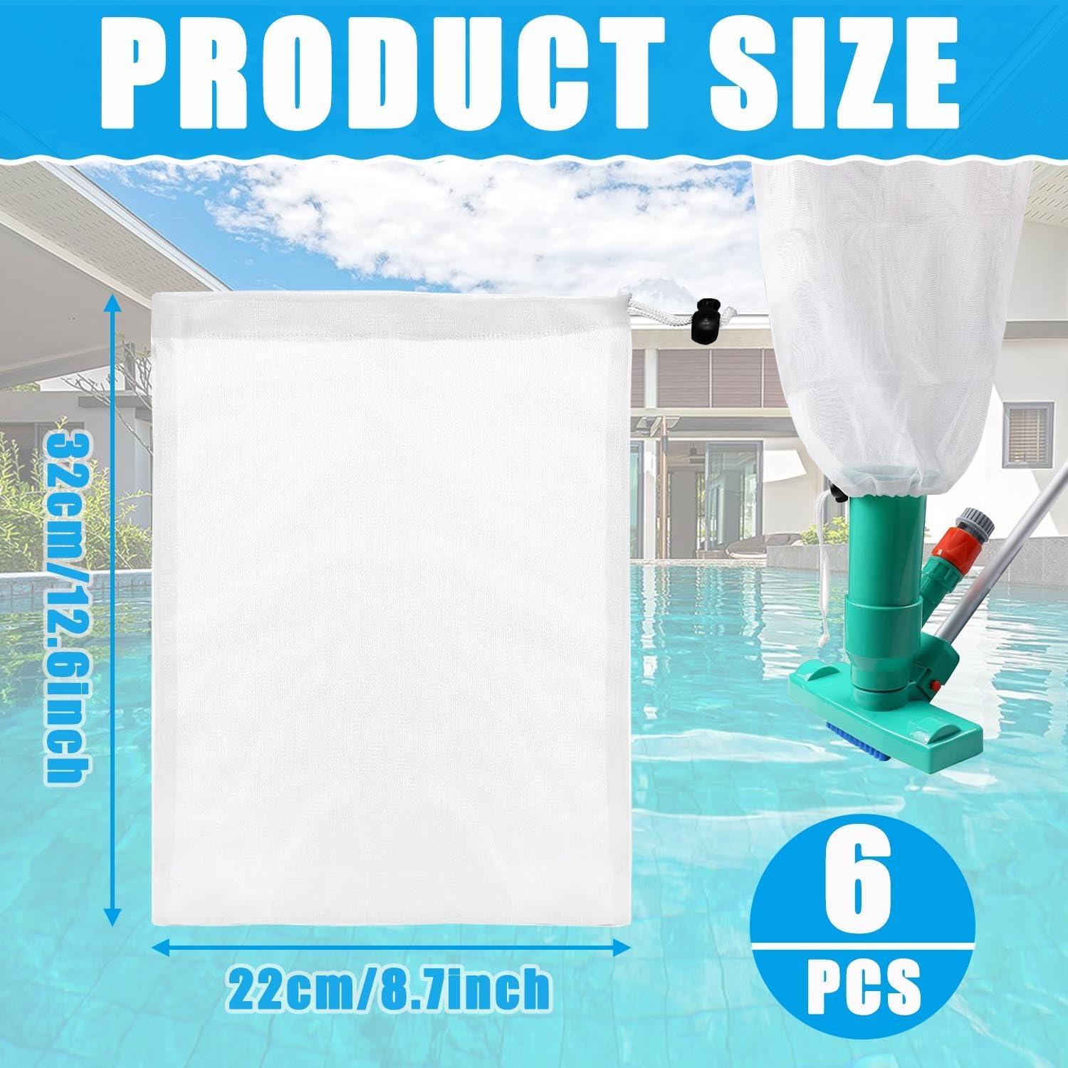 Paquete de 6 bolsas de repuesto LonlyEagle para aspiradora de piscina