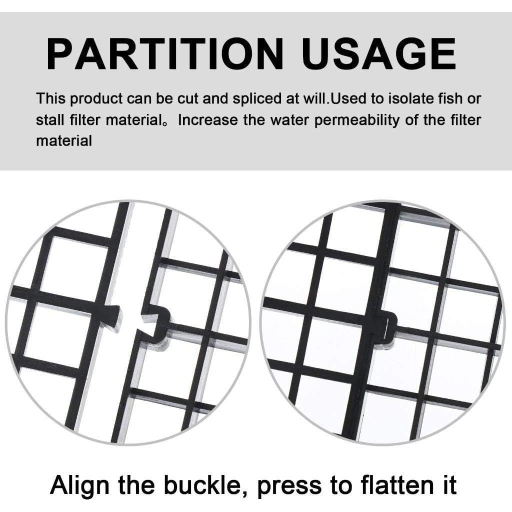 Divisores de Pecera 6 Pcs Layashala con Clips de Succión