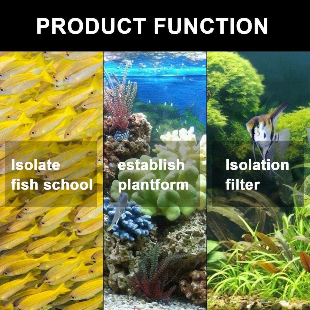 Divisores de Pecera 6 Pcs Layashala con Clips de Succión