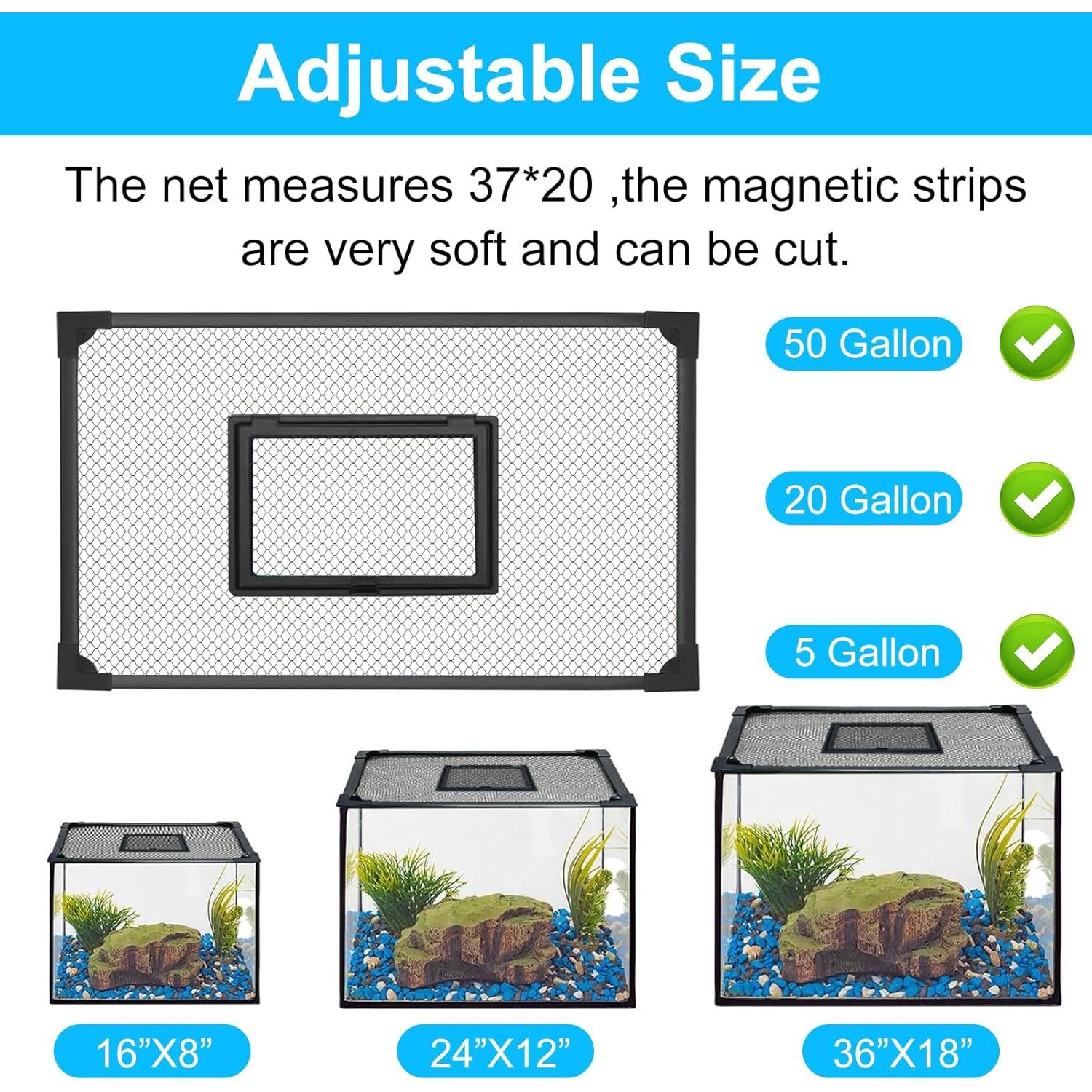 Tapa Magnética para Acuario SIMPLIPLEX 109x68 cm Antisalto