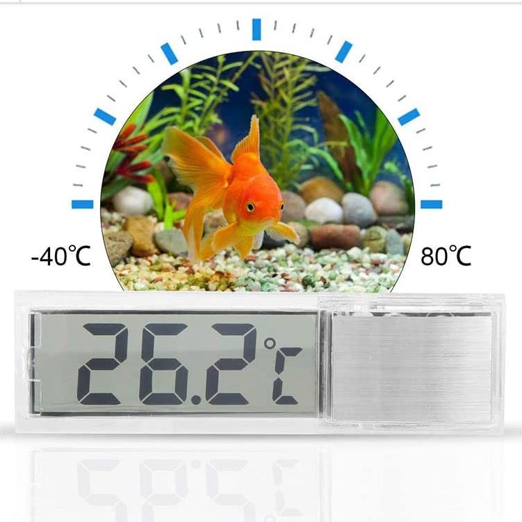 Termómetro LCD 3D Acxico - 2 Pcs Medición Electrónica Acuario