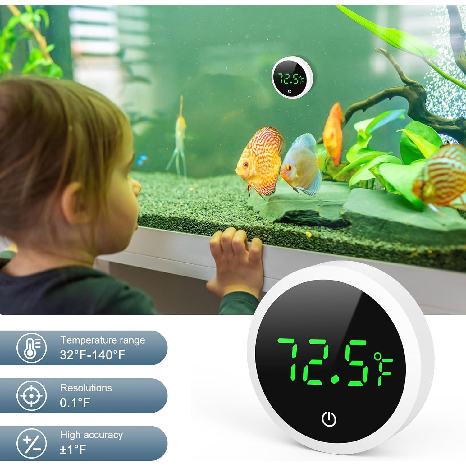 Termómetro Digital de Acuario Ankilo con Pantalla LED HD - 2 Piezas