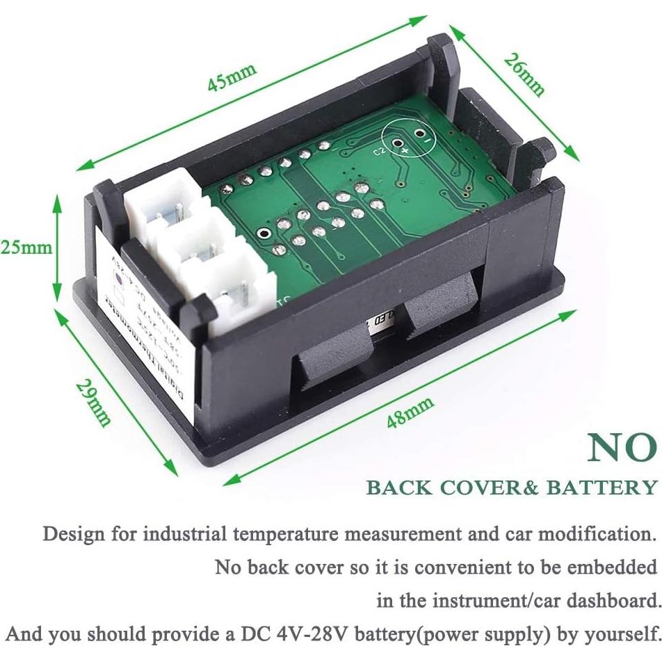 Termómetro Digital Icstation con 2 Probes NTC Impermeables