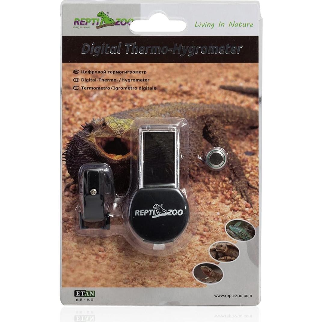 Termómetro Higrómetro Digital REPTI ZOO para Terrario 13.97 cm