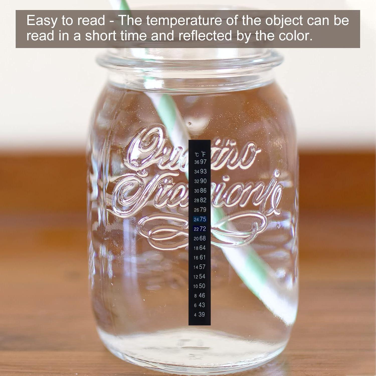 Termómetro Adhesivo para Acuario PATIKIL 2 Pcs 4-36°C