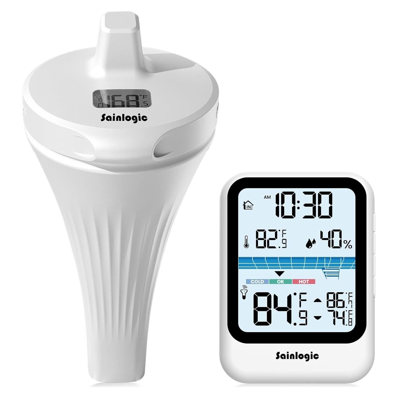 Termómetro de piscina inalámbrico Sainlogic 8007B IP68 50m
