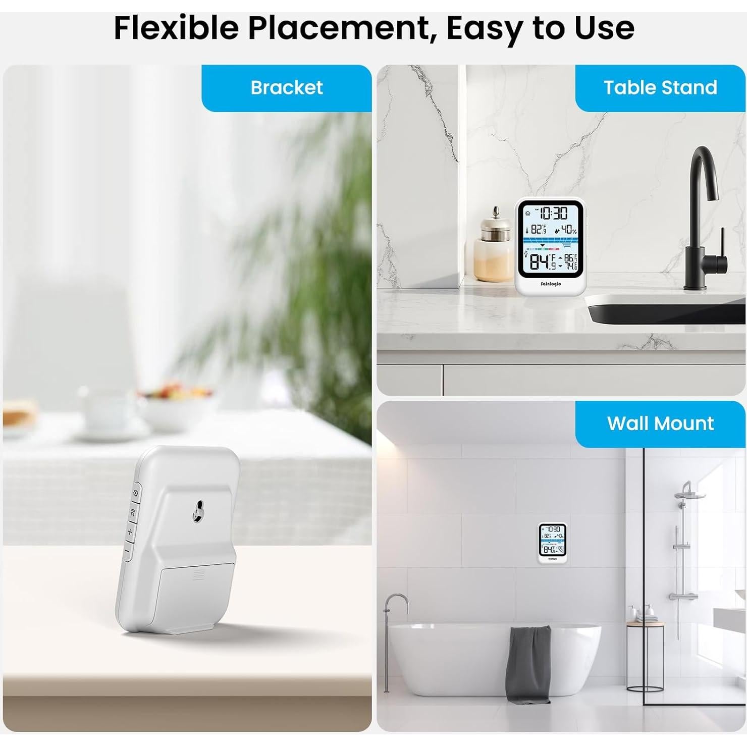 Termómetro de piscina inalámbrico Sainlogic 8007B IP68 50m