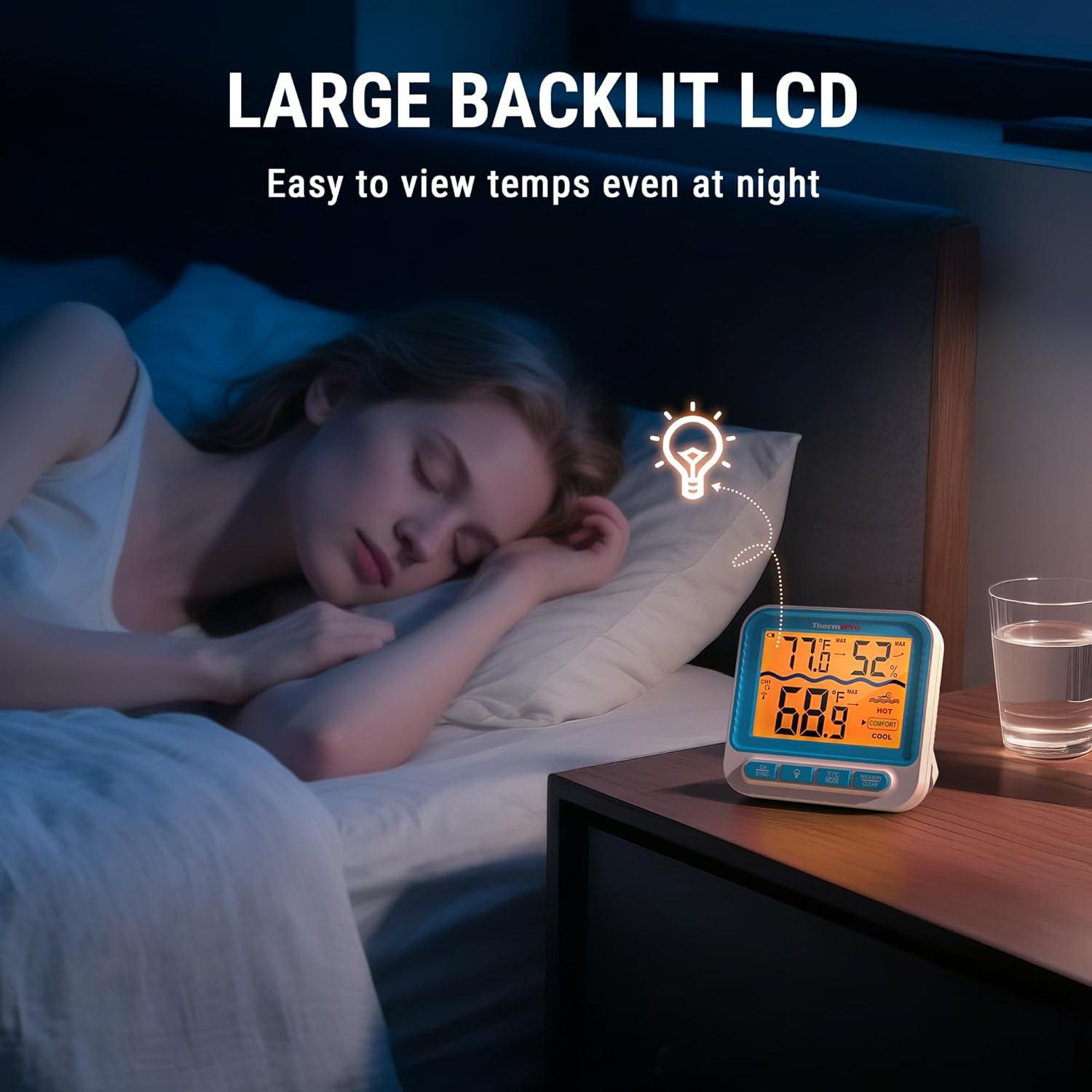 Termómetro de piscina digital ThermoPro TP211B flotante IPX8