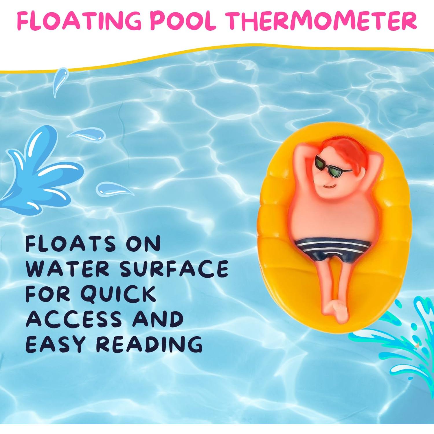 Termómetro Flotante de Piscina Kingsource - Diseño Divertido