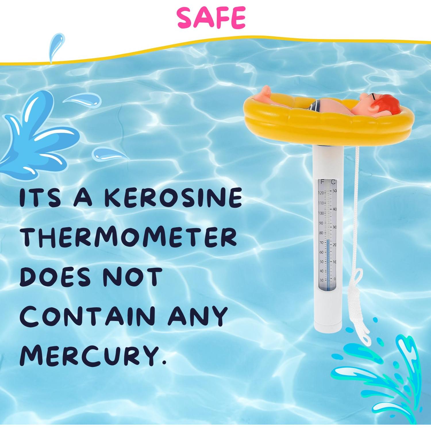 Termómetro Flotante de Piscina Kingsource - Diseño Divertido