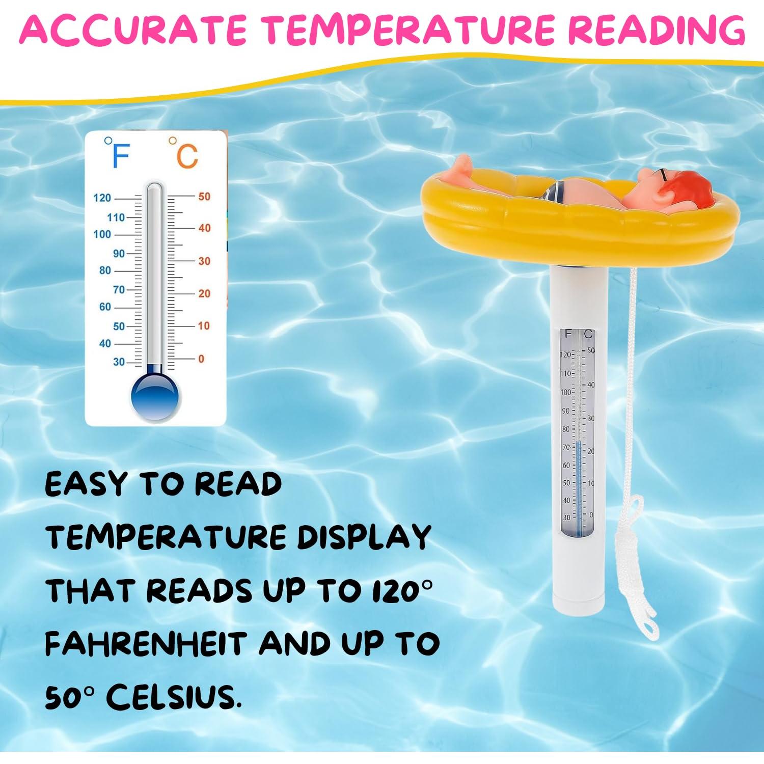 Termómetro Flotante de Piscina Kingsource - Diseño Divertido