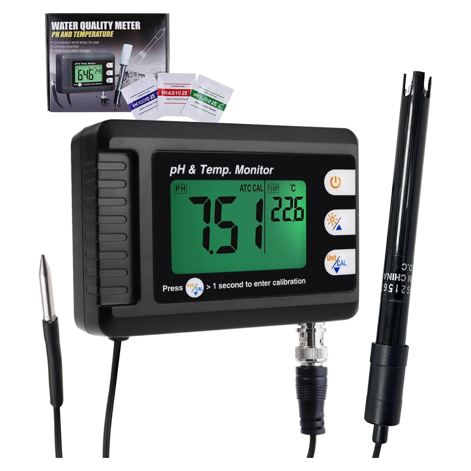 Medidor Digital de pH y Temperatura Gain Express PHM-295
