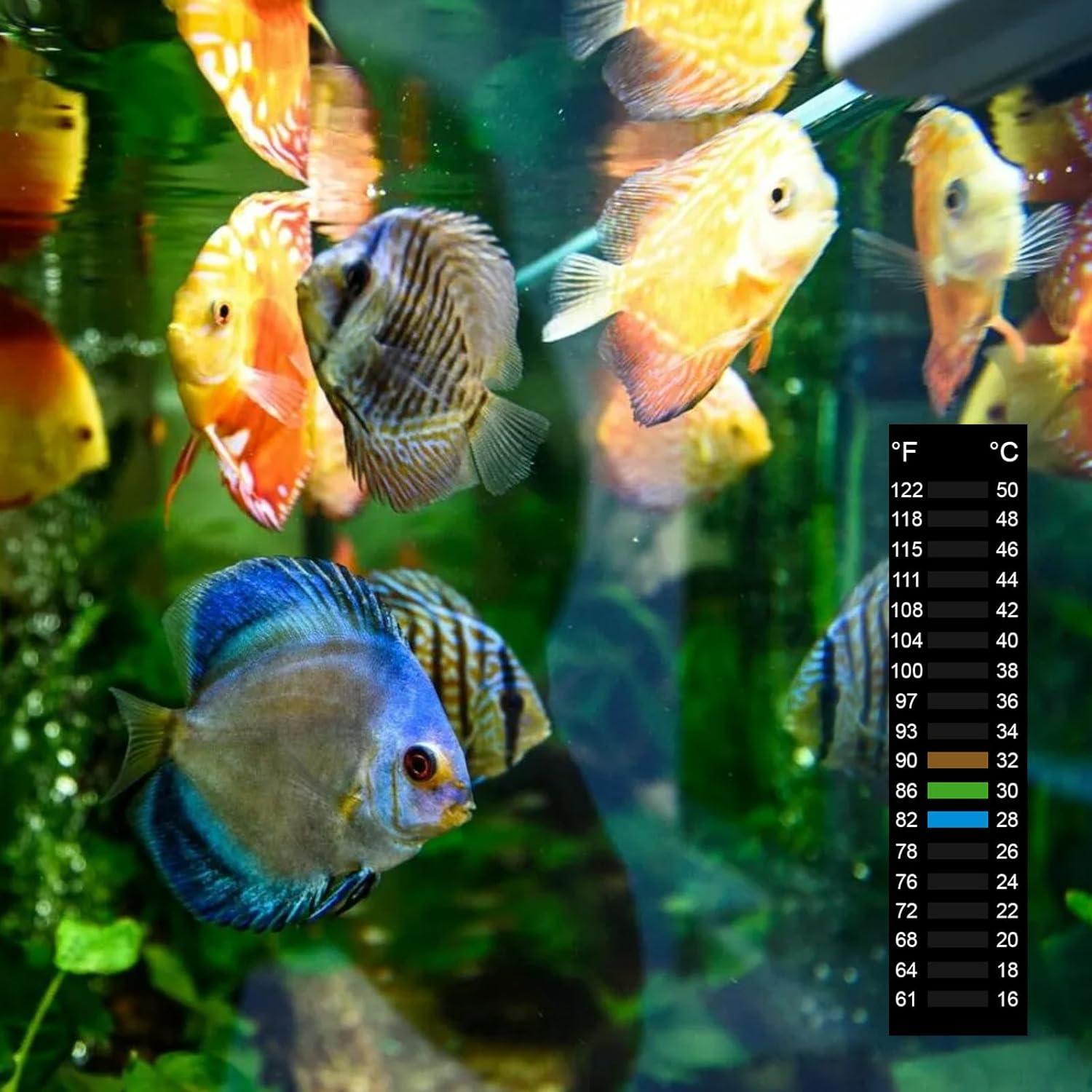 8 Etiquetas de Temperatura para Acuario HJZHII 15-50°C
