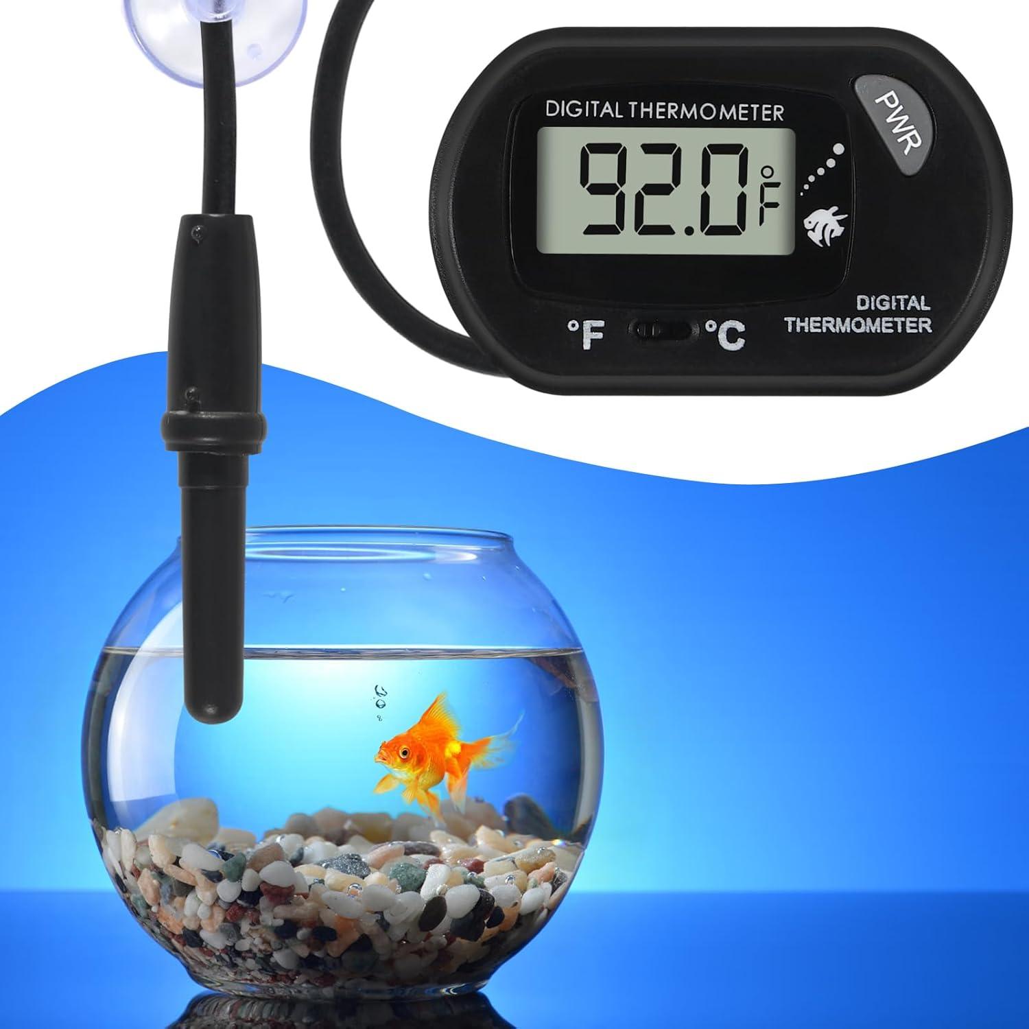 Termómetro Digital de Acuario DORHEA 4Pcs LCD -50°C a +70°C