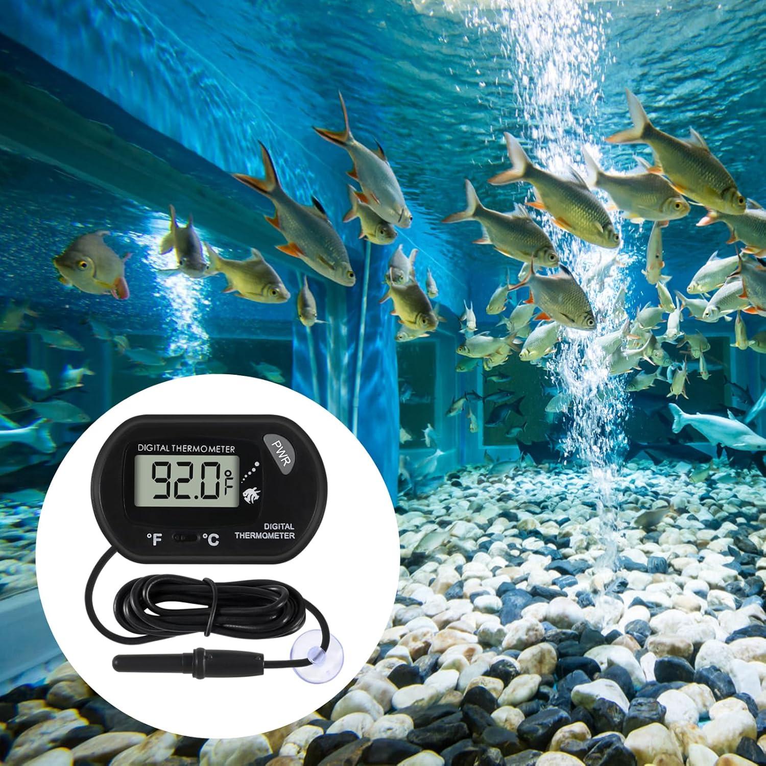 Termómetro Digital de Acuario DORHEA 4Pcs LCD -50°C a +70°C